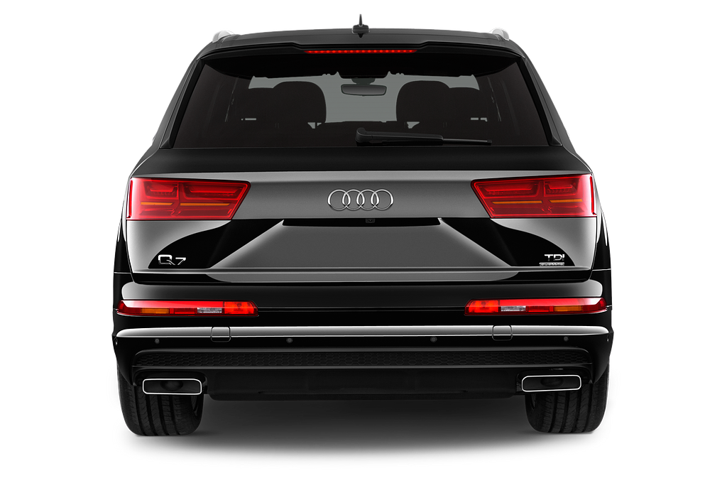 Audi Q7 (Baujahr 2020) - 5 Türen Heckansicht