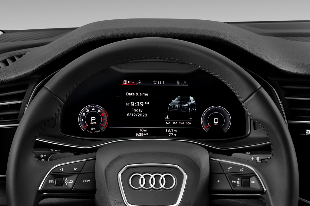 Audi Q7 (Baujahr 2020) - 5 Türen Tacho und Fahrerinstrumente