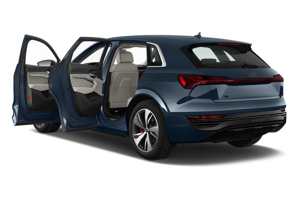 Audi Q8 e-tron (Baujahr 2023) Advanced 5 Türen Tür geöffnet