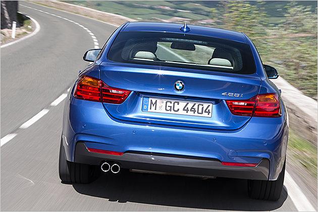 Familienähnlichkeit: Am Heck sind 3er Limousine, 4er Coupé und 4er Gran Coupé relativ schwer auseinanderzuhalten
