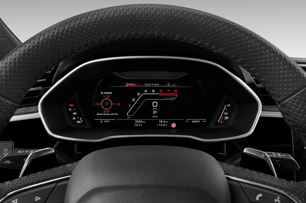 Audi RS Q3 Sportback (Baujahr 2022) - 5 Türen Tacho und Fahrerinstrumente
