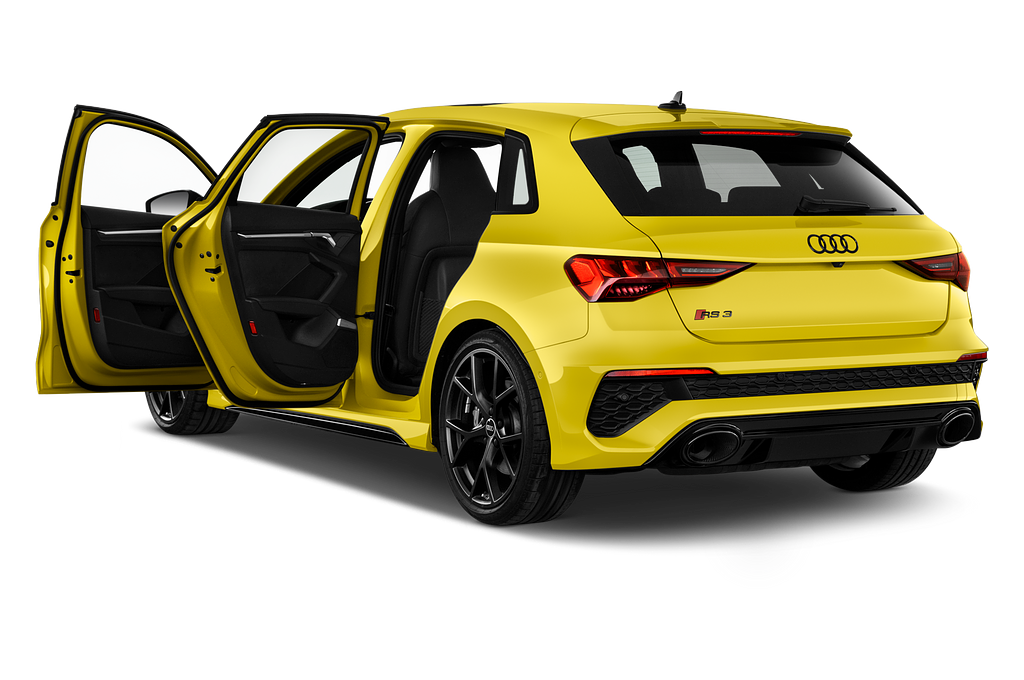 Audi RS3 Sportback (Baujahr 2022) RS3 5 Türen Tür geöffnet