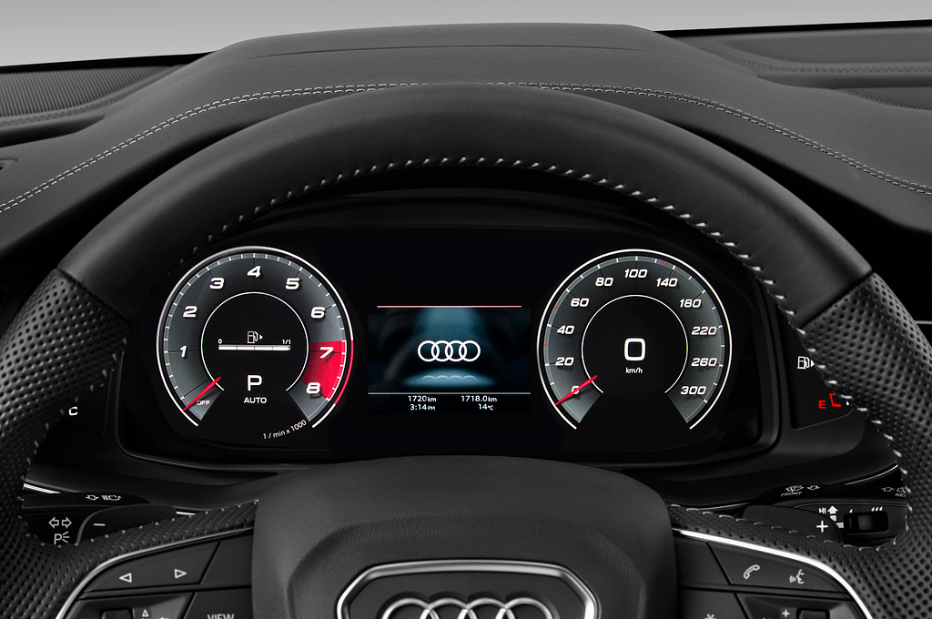 Audi SQ7 (Baujahr 2022) Base 5 Türen Tacho und Fahrerinstrumente