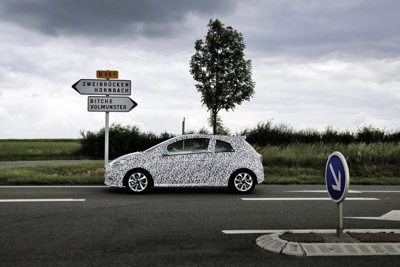 Opel Corsa Prototypenerprobung