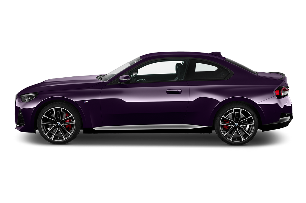 BMW 2 Series (Baujahr 2022) M Sportpaket 2 Türen Seitenansicht