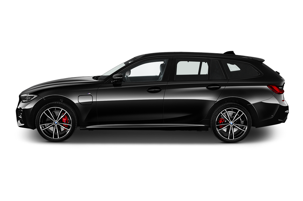 BMW 3 Series Touring PHEV (Baujahr 2021) M Sport 5 Türen Seitenansicht
