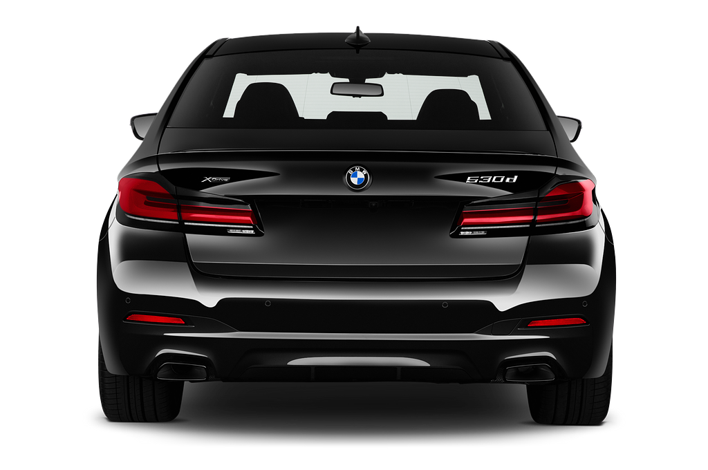 BMW 5 Series (Baujahr 2021) M Sport Edition 4 Türen Heckansicht