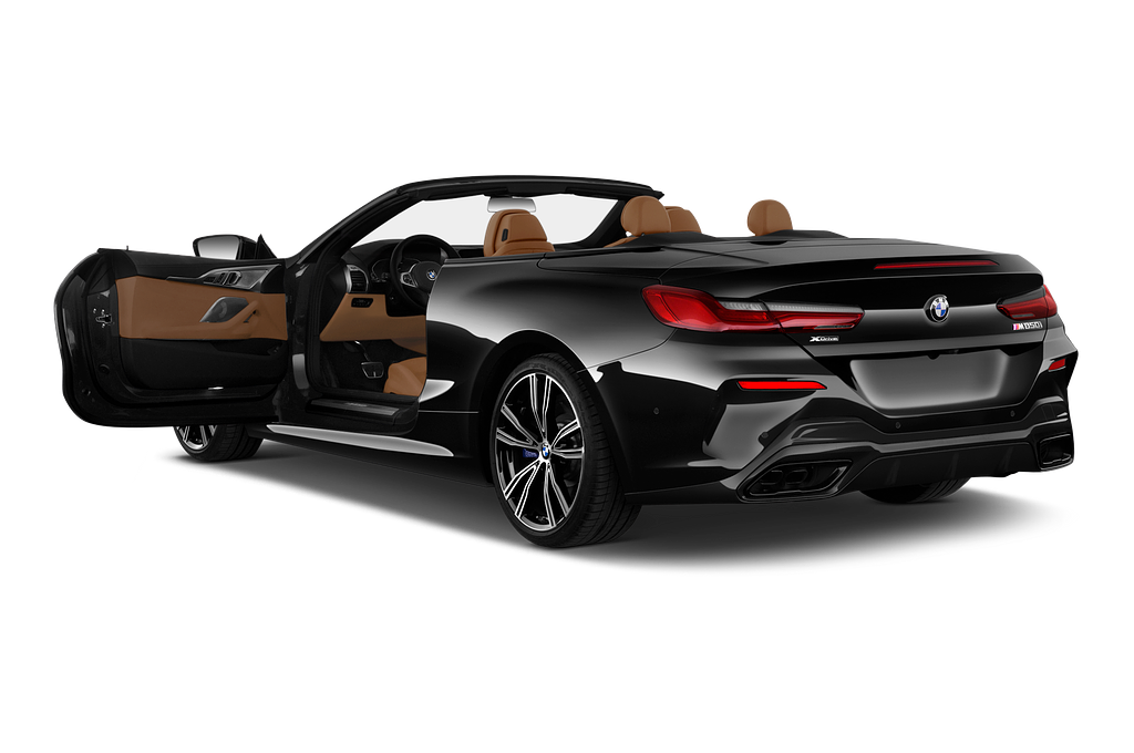 BMW 8 Series (Baujahr 2023) M850i 2 Türen Tür geöffnet
