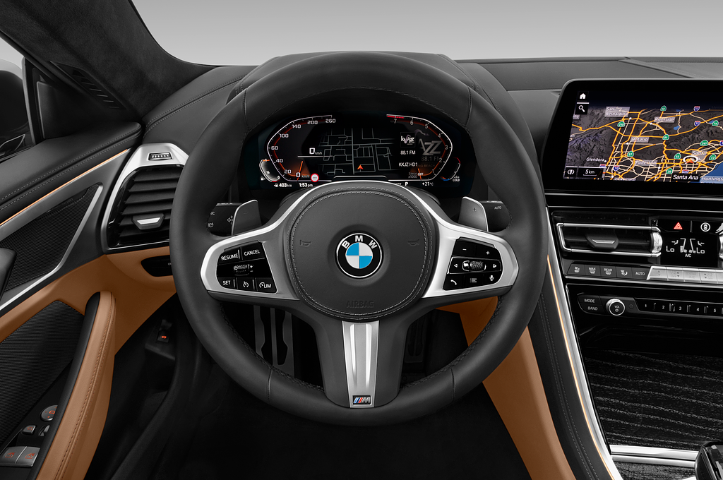 BMW 8 Series (Baujahr 2023) M840i 2 Türen Lenkrad