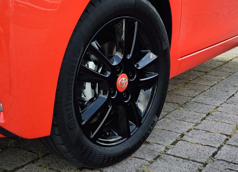 Der Toyota Aygo hat schicke Felgen