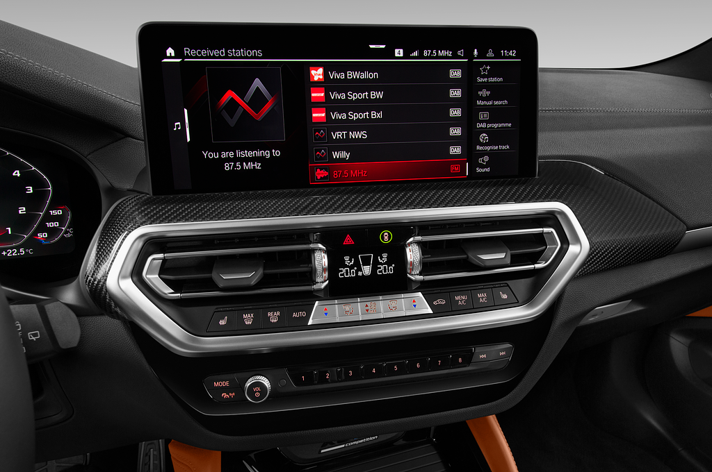 BMW X3 M (Baujahr 2022) M Competition 5 Türen Radio und Infotainmentsystem