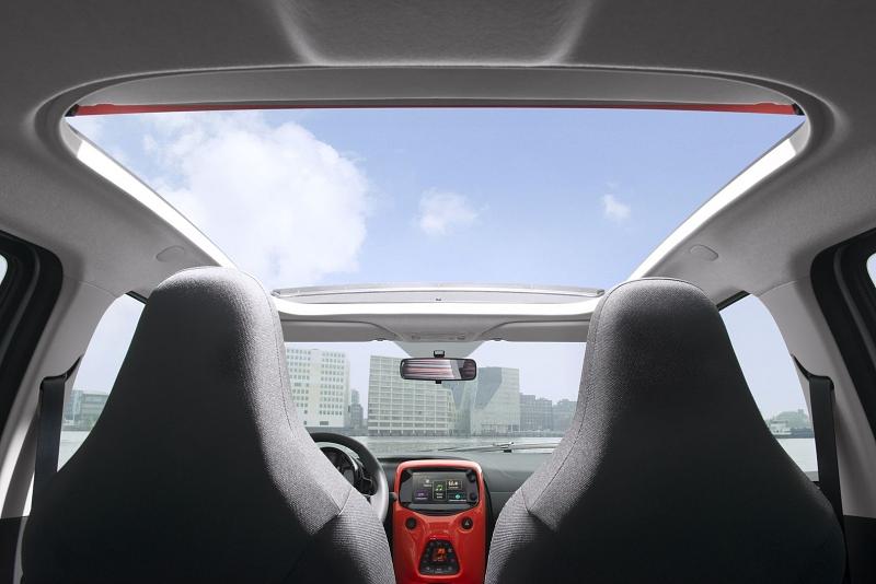 Ein Blick durch den neuen Citroen C1.