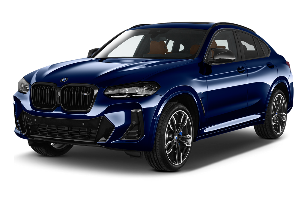 BMW X4 (Baujahr 2023) M40d 5 Türen seitlich vorne