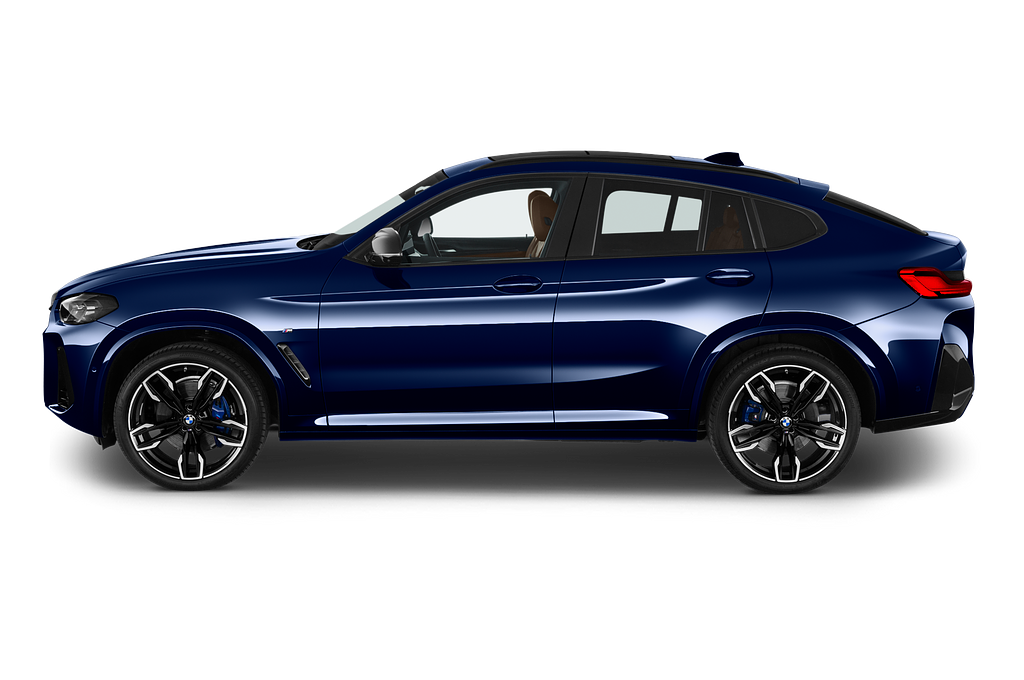 BMW X4 (Baujahr 2023) M40d 5 Türen Seitenansicht