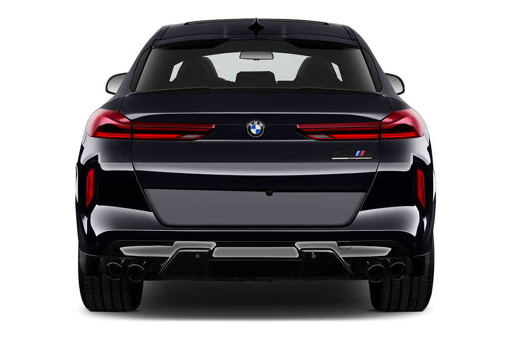 BMW X6 M (Baujahr 2020) Competition 5 Türen Heckansicht