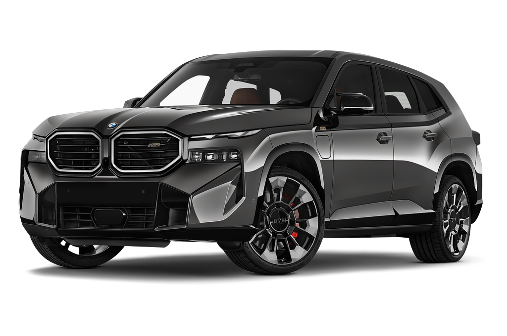 BMW XM Plug-in Hybrid (Baujahr 2023) XM 5 Türen seitlich vorne mit Felge