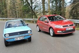 Im Vergleich: Der neue VW Polo (2014) und sein Urahn (1975) – Zeitzeugen des automobilen Fortschritts