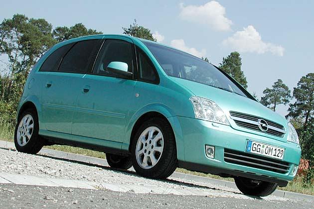Die schicken Alus verleihen dem Meriva einen sportlichen Auftritt