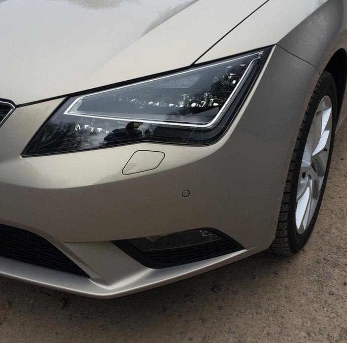 Seat Leon ST 1.6 TDI: die optionalen LED-Scheinwerfer