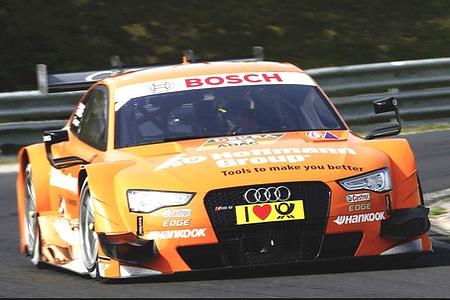 Neuer Audi RS 5 DTM auf Anhieb schnell