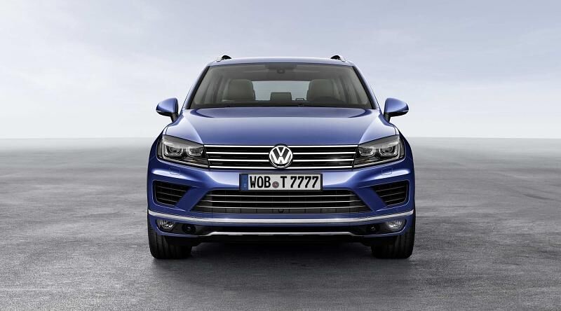 Der neue VW Touareg fährt auf bis zu 21 Zoll großen Rädern.