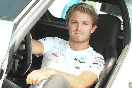 Nico Rosberg & Nico Hülkenberg sowie Franz Beckenbauer beim  DTM-Saisonauftakt in Hockenheim