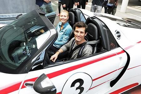 Maria Sharapova und Mark Webber: Spritztour im 918 Spyder