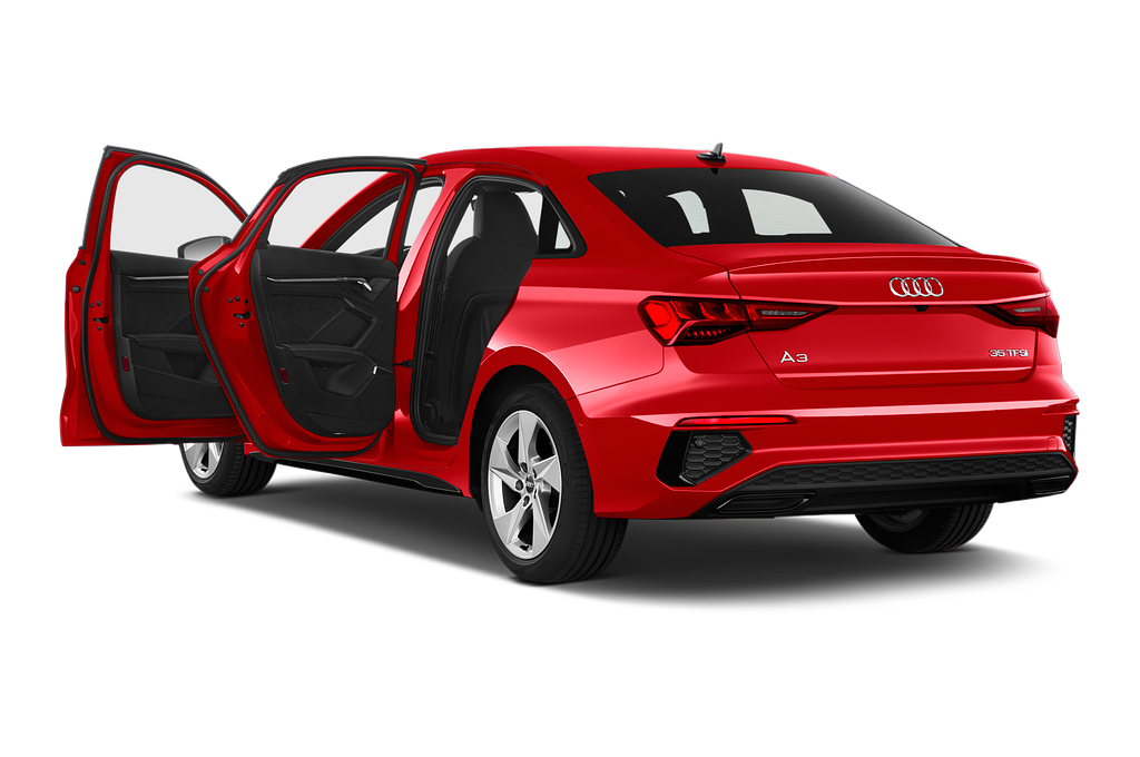 Audi A3 (Baujahr 2020) S Line 4 Türen Tür geöffnet