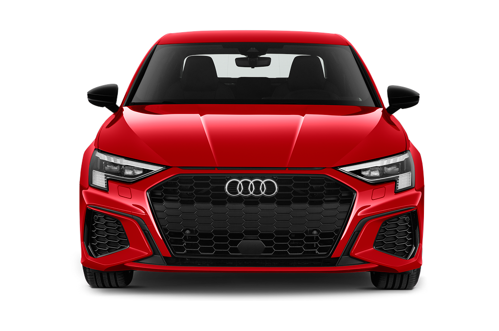 Audi A3 (Baujahr 2020) S Line 4 Türen Frontansicht