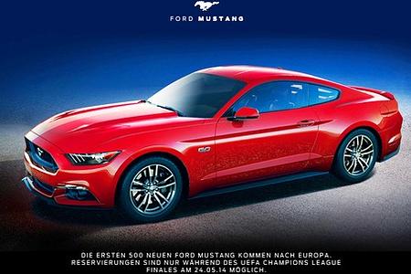 Vorbestellung der ersten 500 neuen Ford Mustang nur am 24. Mai