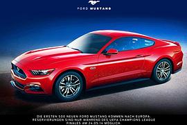 Vorbestellung der ersten 500 neuen Ford Mustang nur am 24. Mai