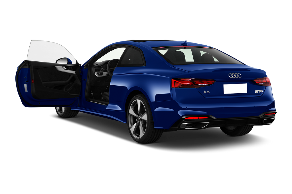 Audi A5 Coupe (Baujahr 2021) S Line 2 Türen Tür geöffnet