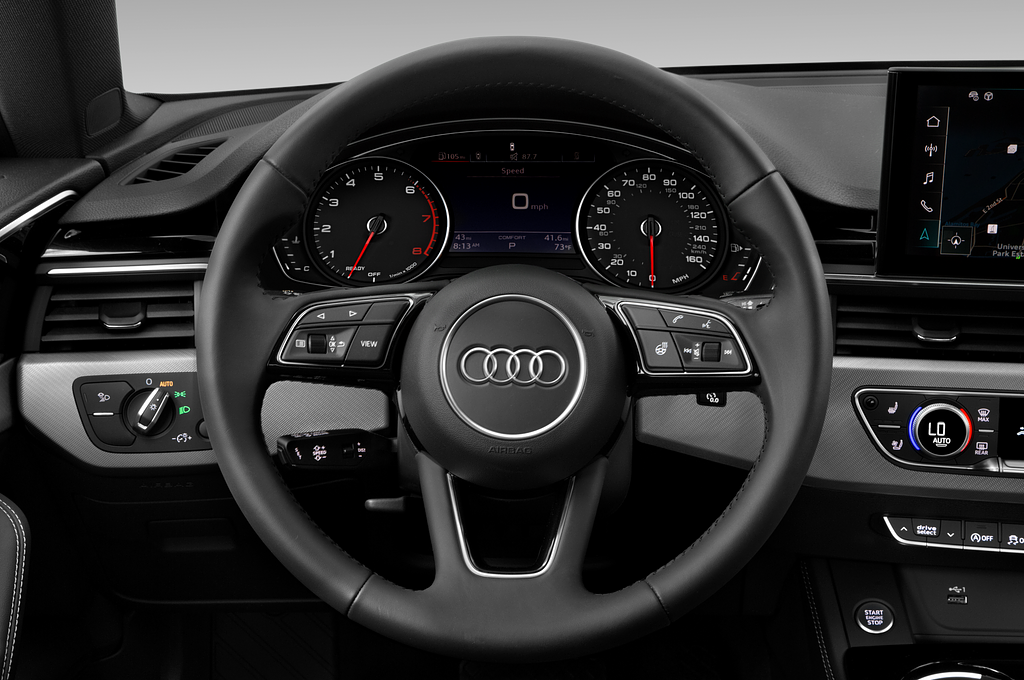 Audi A5 Sportback (Baujahr 2021) Design 5 Türen Lenkrad