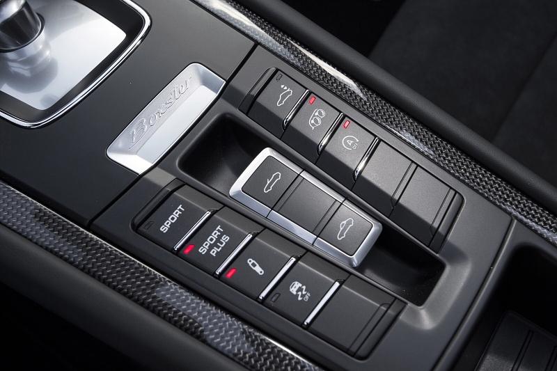 Porsche Boxster GTS - Schalterbatterie in der Mitte