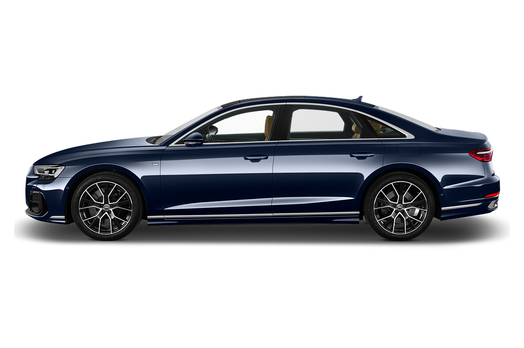 Audi A8 (Baujahr 2022) Base PHEV 4 Türen Seitenansicht