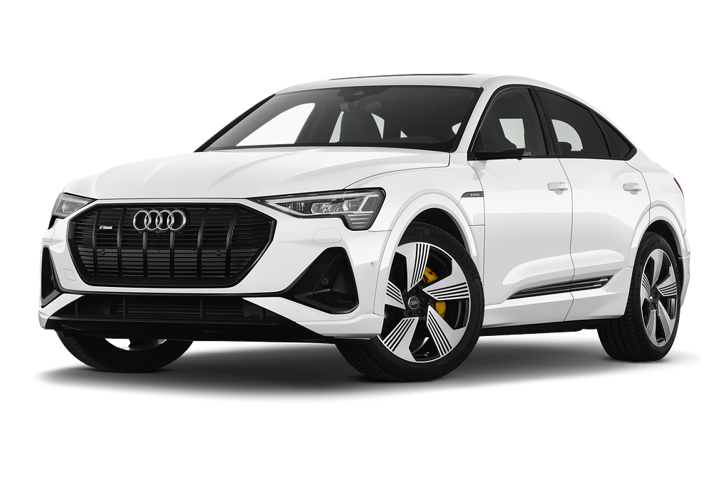 Audi e-tron Sportback (Baujahr 2020) S Line 5 Türen seitlich vorne mit Felge