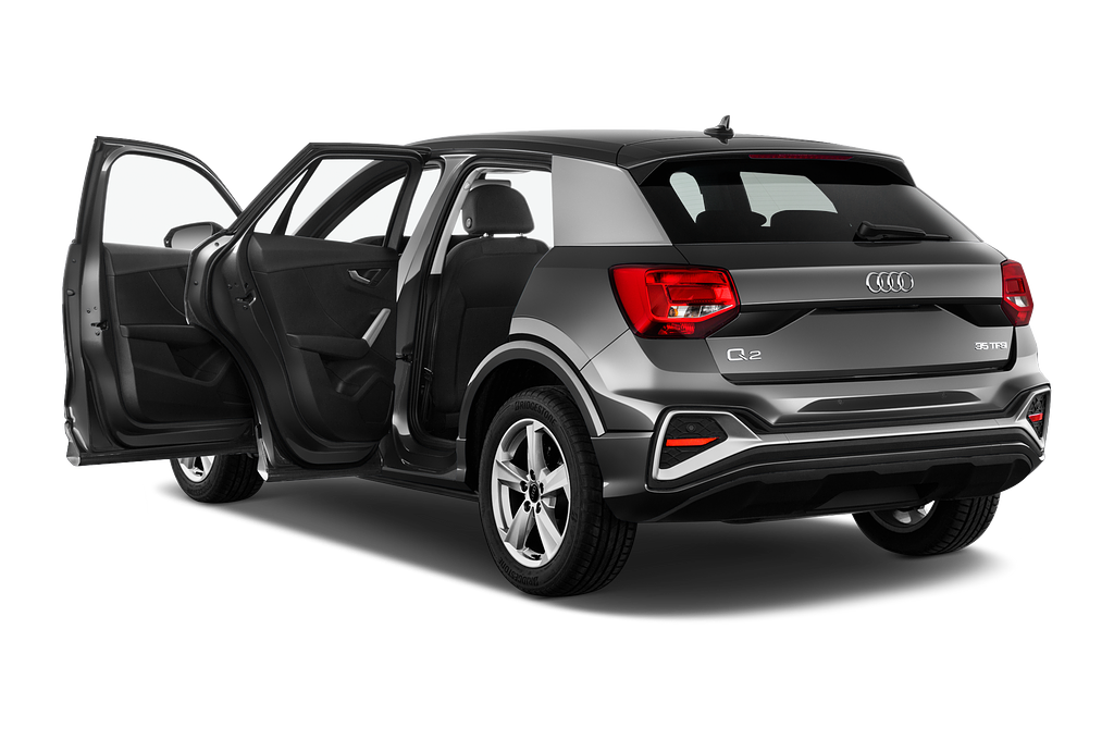 Audi Q2 (Baujahr 2022) S Line 5 Türen Tür geöffnet