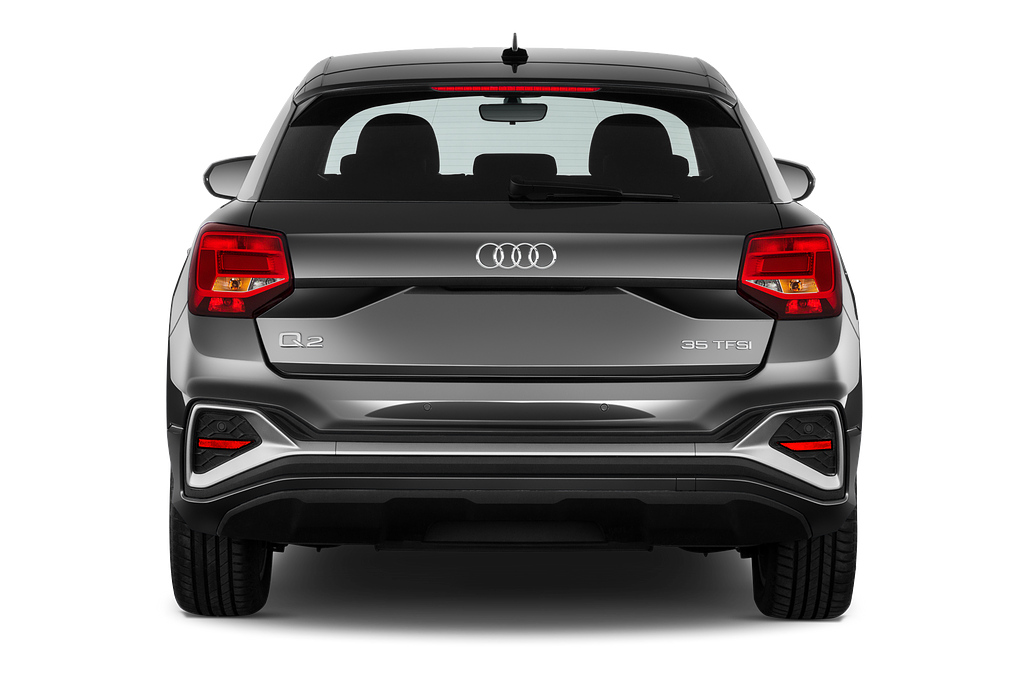 Audi Q2 (Baujahr 2022) S Line 5 Türen Heckansicht