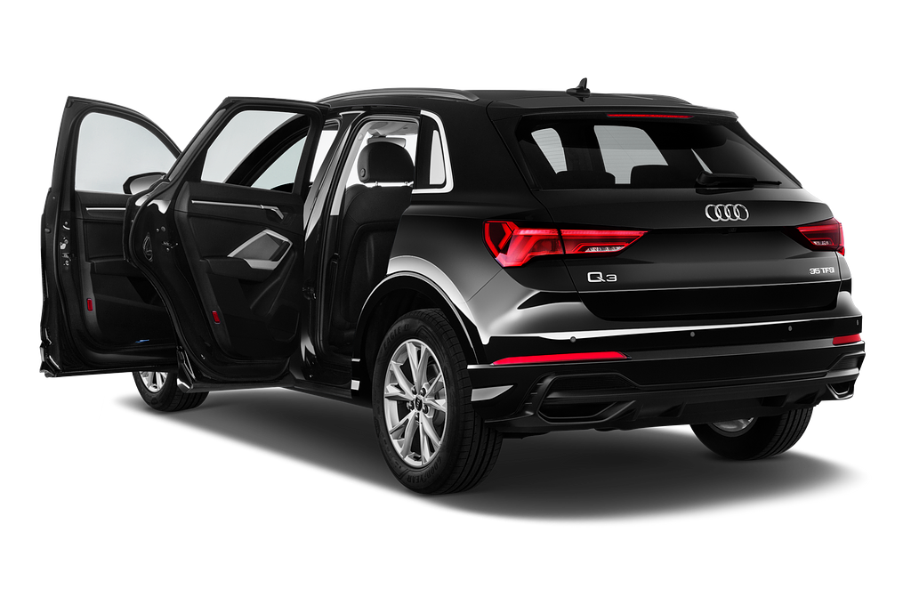 Audi Q3 (Baujahr 2021) S Line 5 Türen Tür geöffnet