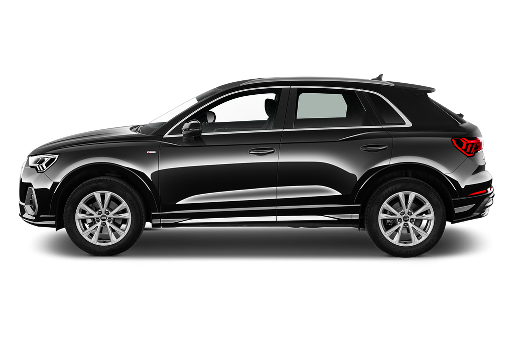 Audi Q3 (Baujahr 2021) S Line 5 Türen Seitenansicht