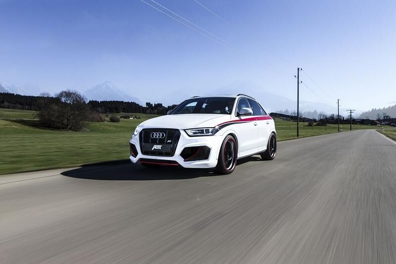 Die Spitzengeschwindigkeit des ABT Audi RS Q3 beträgt 260 km/h