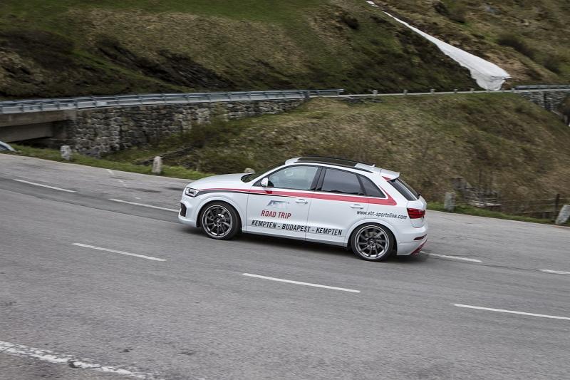 Wenn nötig, flitzt der ABT Audi RS Q3 30 Millimeter tiefer über den Asphalt
