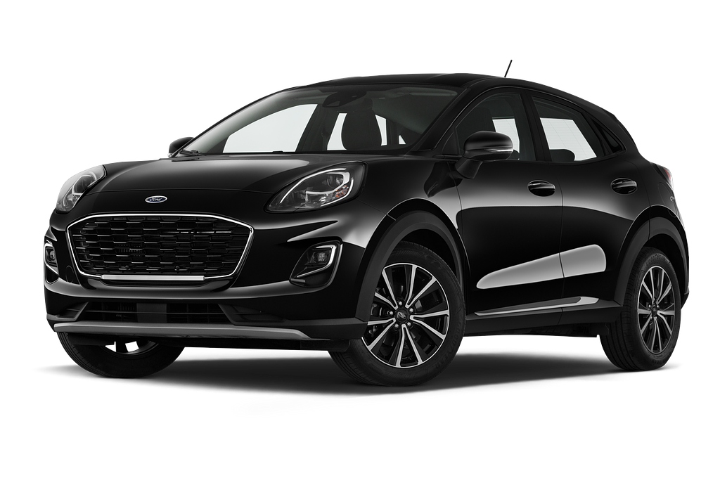 Ford Puma (Baujahr 2023) Titanium 5 Türen seitlich vorne mit Felge