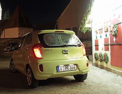 Der Kia Picanto Vision ist in der Farbe „Lemon-Gras“ ein echter Hingucker.