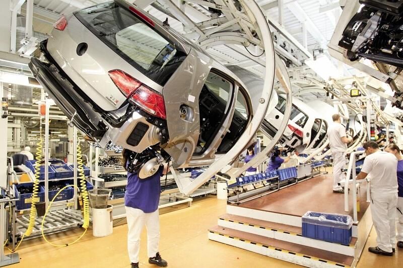 Produktion des VW Golf in Wolfsburg