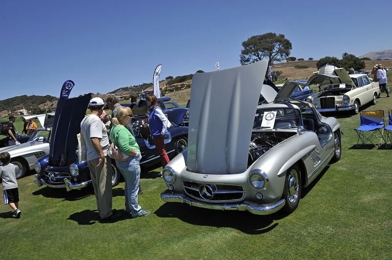 Mercedes 300 SL bei Legends of the Autobahn