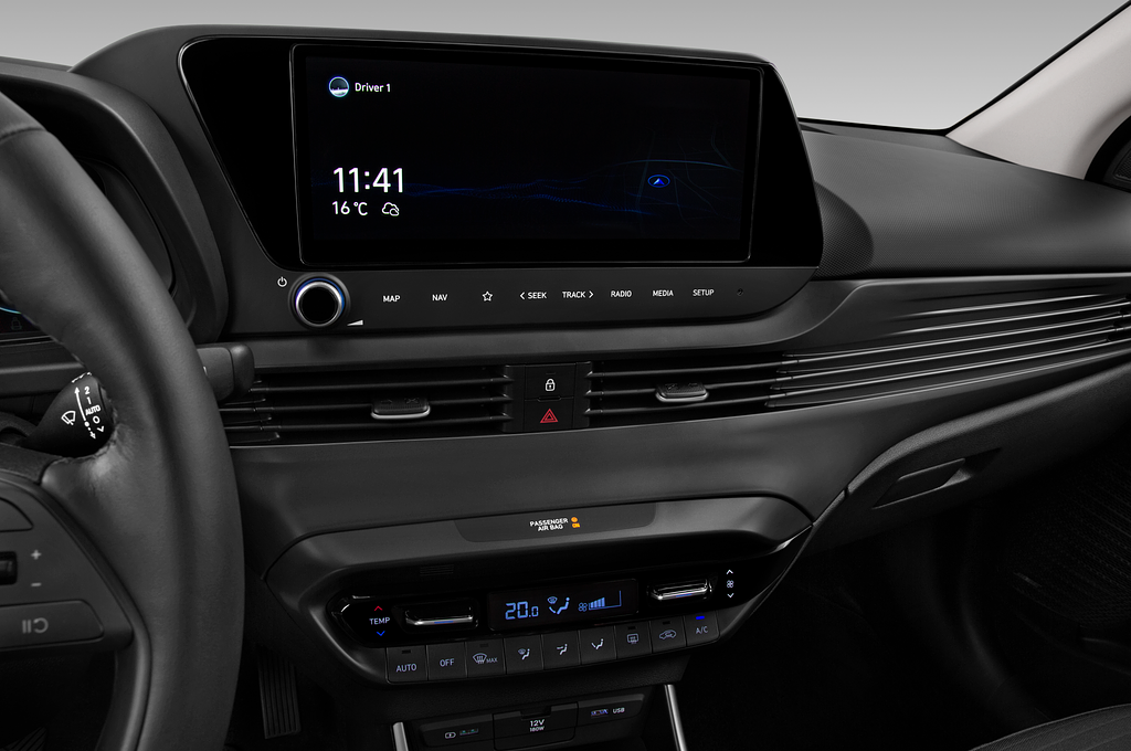 Hyundai i20 (Baujahr 2021) Prime 5 Türen Mittelkonsole