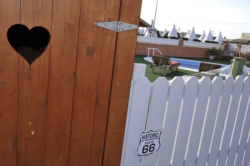 Die Globetrotter Lodge liegt an der berühmten Route 66.