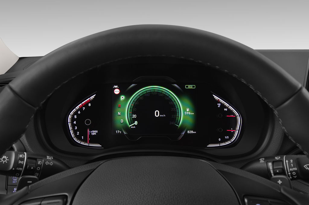Hyundai i30 Fastback (Baujahr 2020) Prime 5 Türen Tacho und Fahrerinstrumente