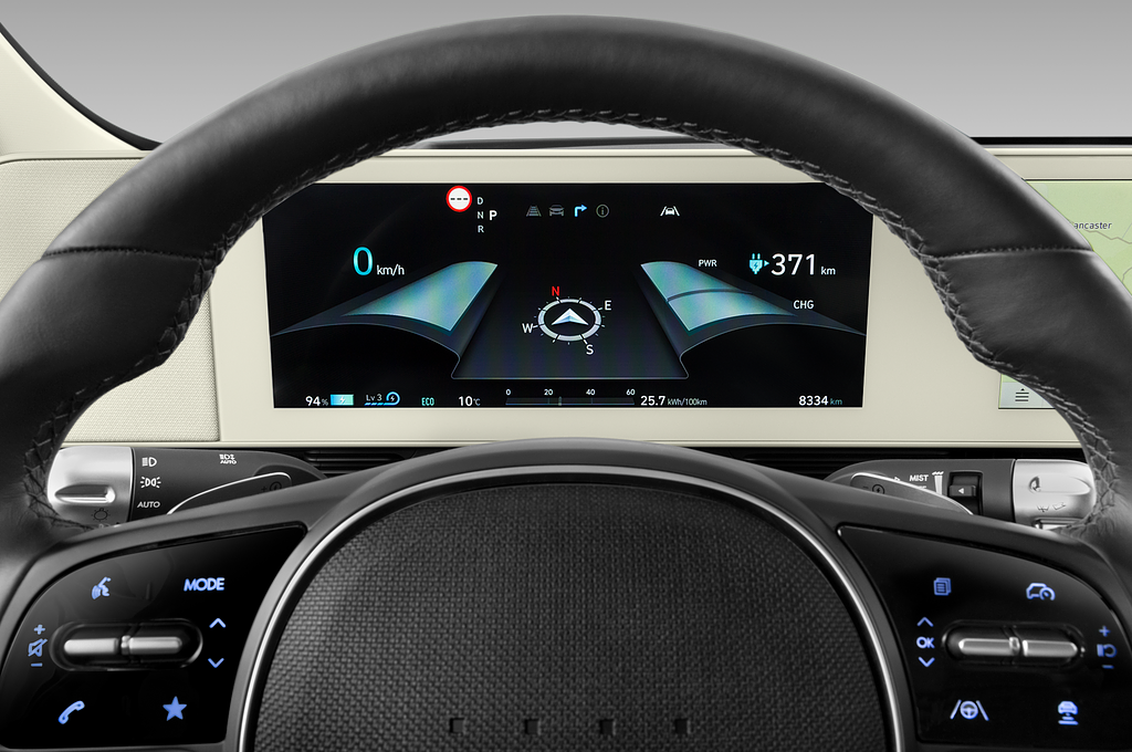 Hyundai Ioniq 5 (Baujahr 2022) Base 5 Türen Tacho und Fahrerinstrumente